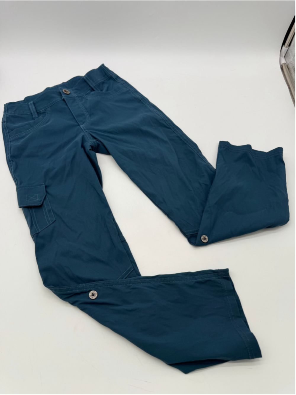 Girls KÜHL Casual Cargo Pants Blue Size S (7-8)